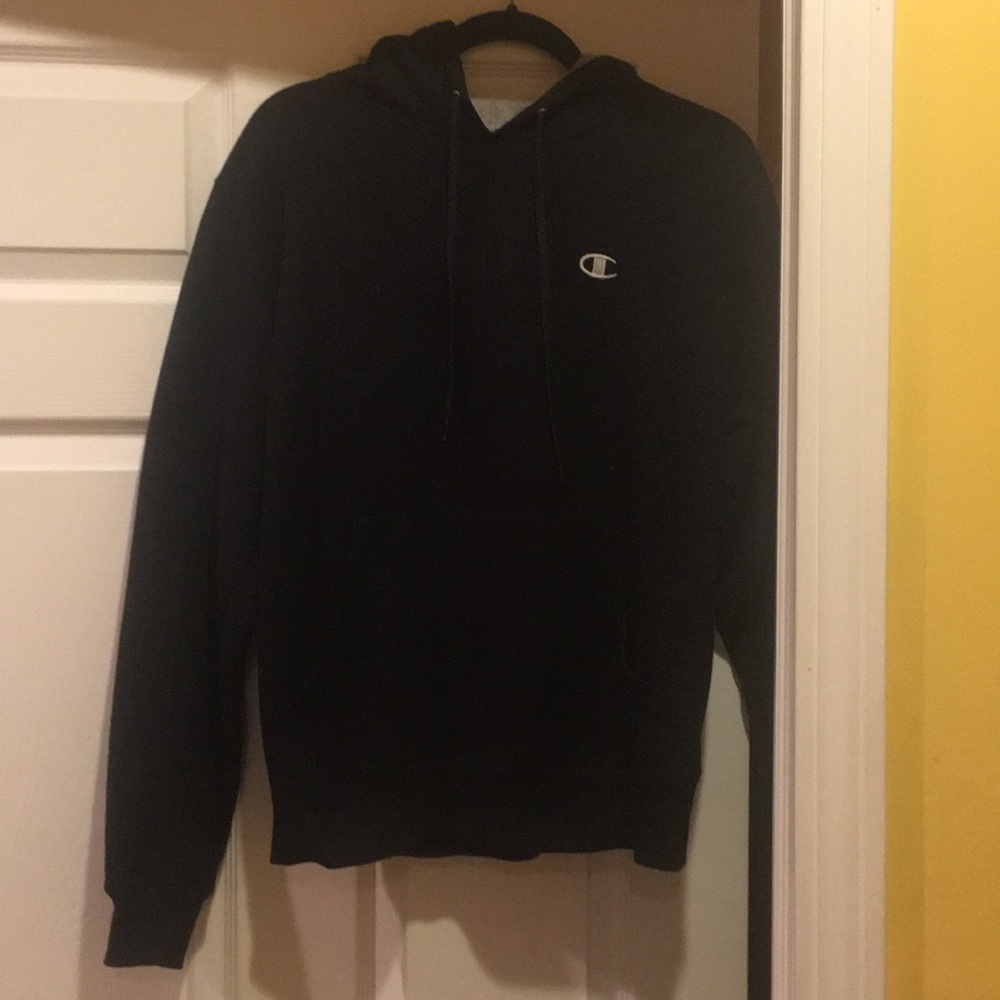 Black champ hoodie